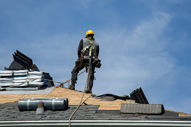 Professional Roofing technician working in Modena, UT